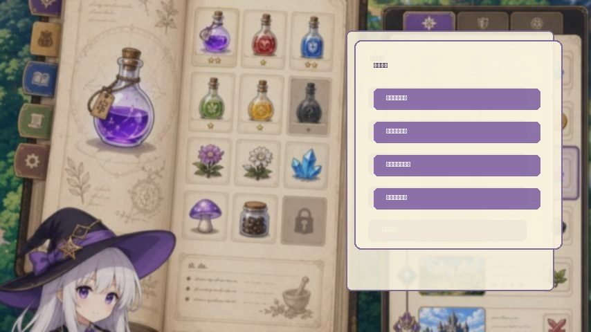 魔女秘药 操作界面 页面配图 8