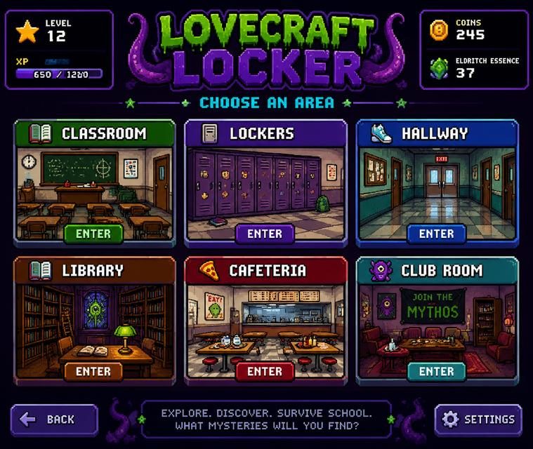 Lovecraft Locker 区域选择 演示图 6