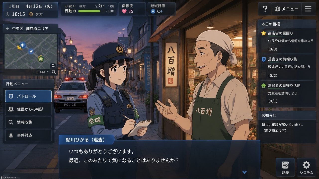 极道无赖EX 女警鮎川光 探索场景 实机截图 2