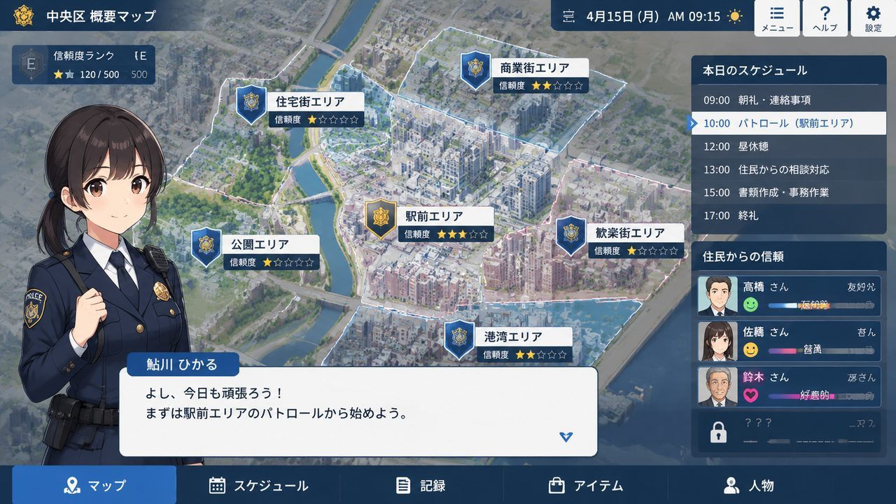 极道无赖EX 女警鮎川光 攻略要点 详情图 1