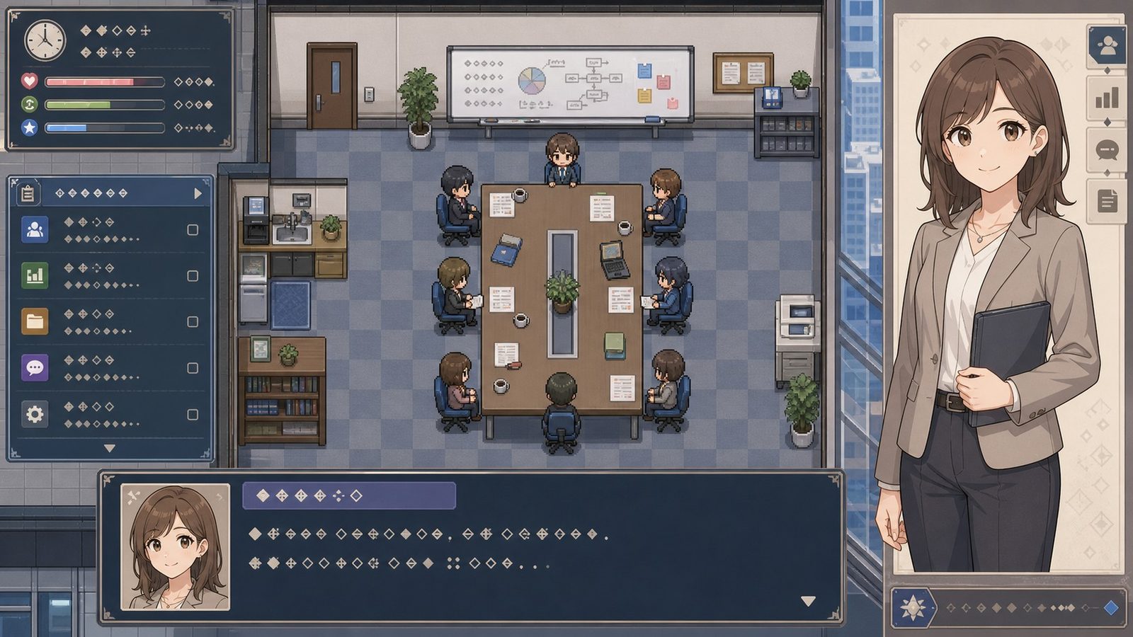 职场女友带回家v1 操作界面 页面配图 2
