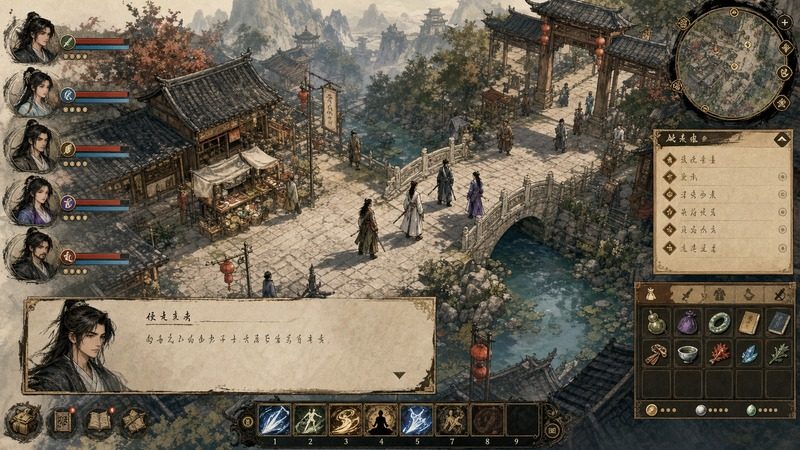 金庸群侠传5爱与死仙狐MOD六周年 主线事件 实机截图 8