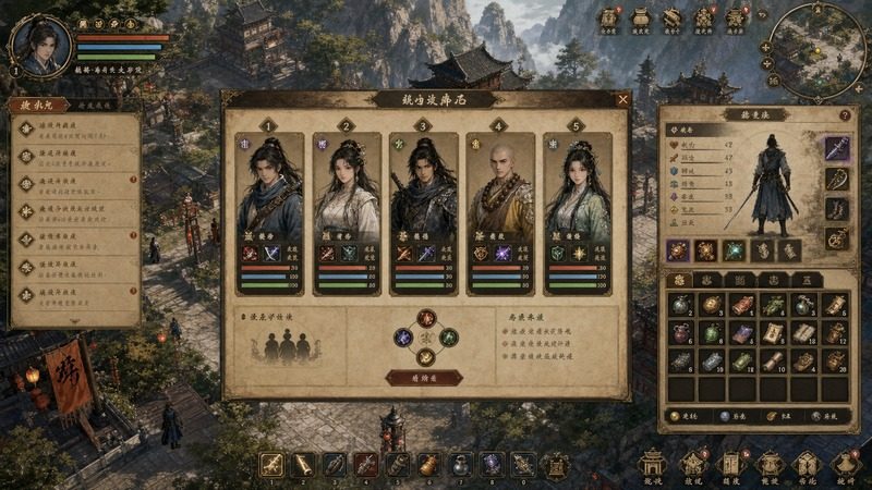 金庸群侠传5爱与死仙狐MOD六周年 操作界面 玩法截图 4