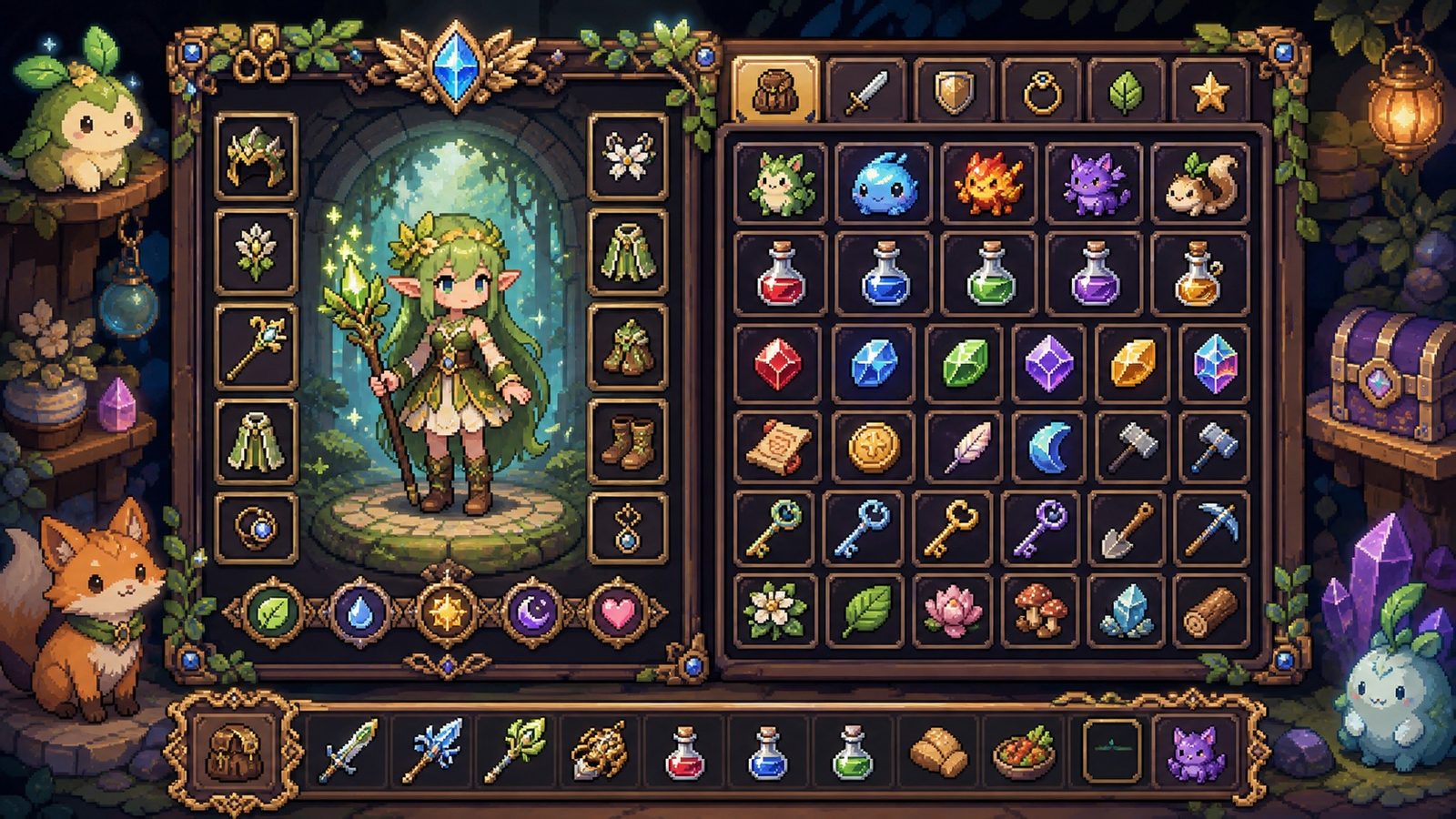 精灵谷物语SpiritValley版 角色路线 页面配图 1